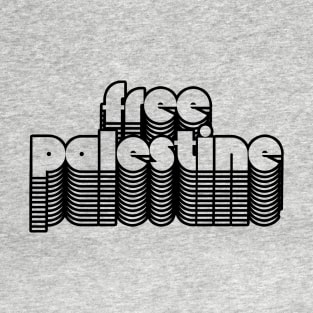 Free Palestine /// Retro Style Design T-Shirt